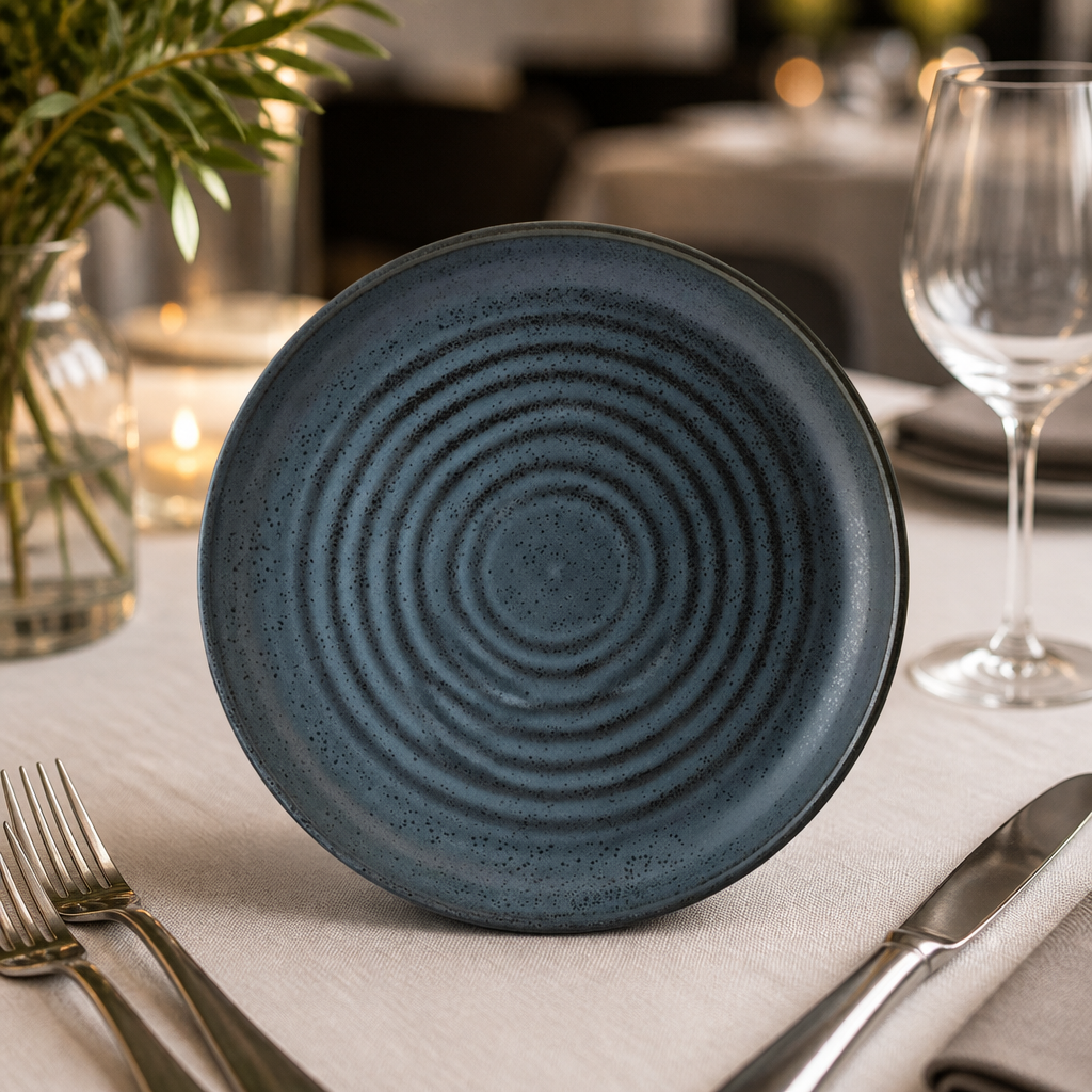 Commercial 232mm Artisan Plates - 12 Pack Rustic Dinnerware