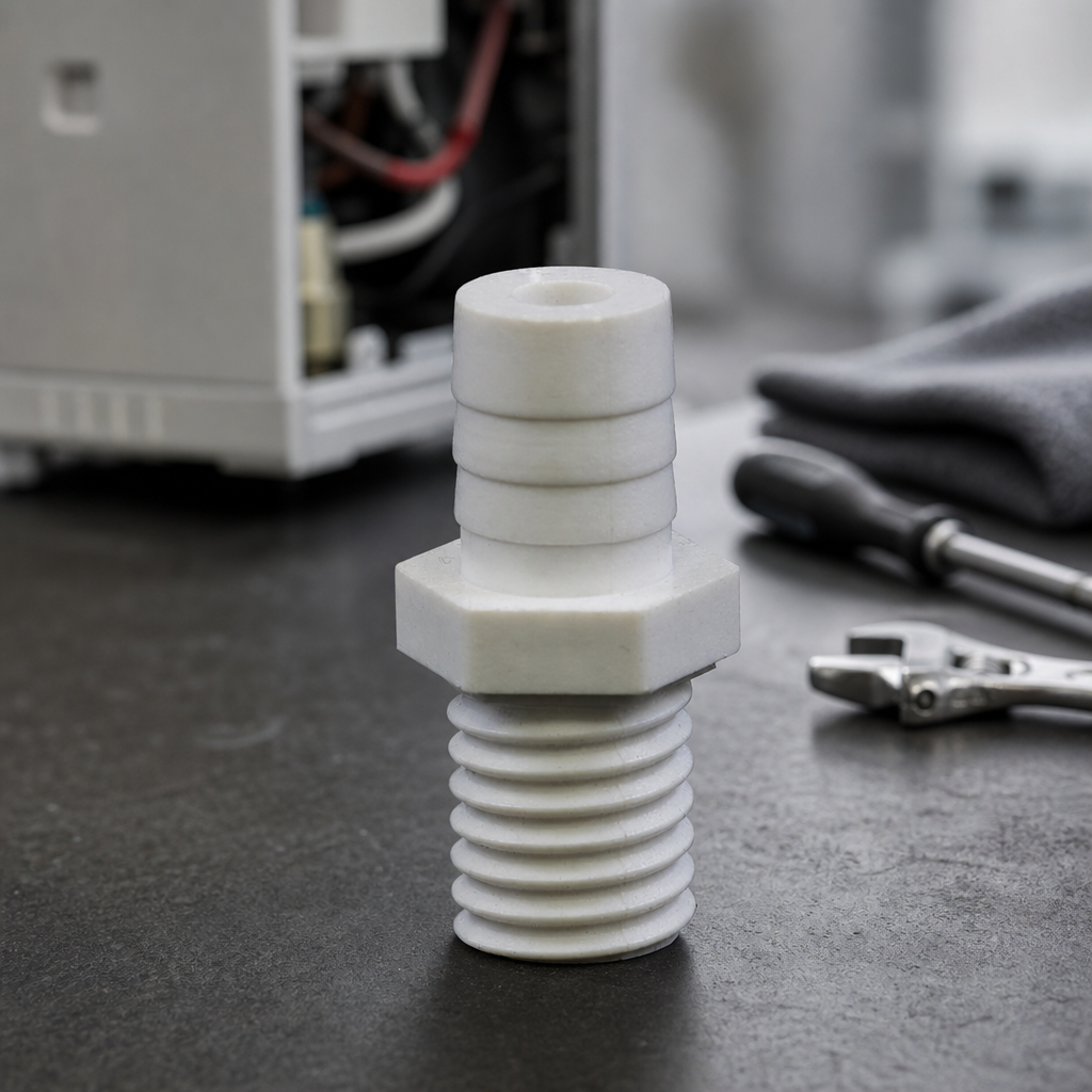 Commercial Ice Maker Drainage Parts Plastic 50mm Height