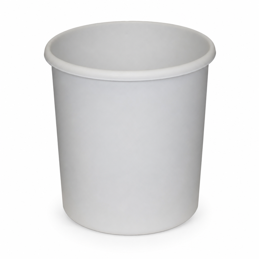 18L Round Plastic Wastebasket for Office Use