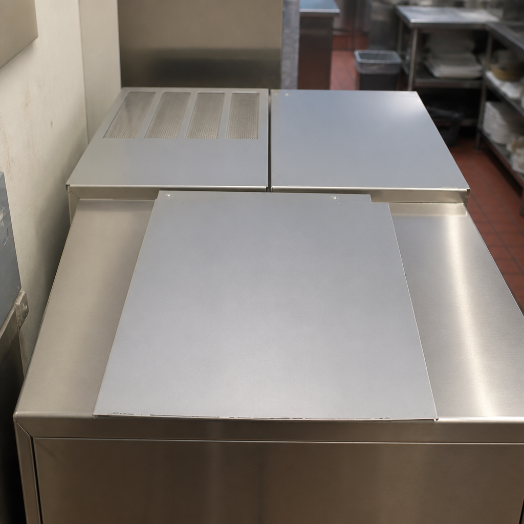 Commercial Ice Machine Top Air Discharge Kit Stainless Steel