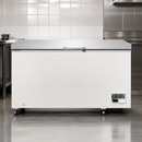Commercial Chest Freezer 378Ltr Stainless Steel Lid