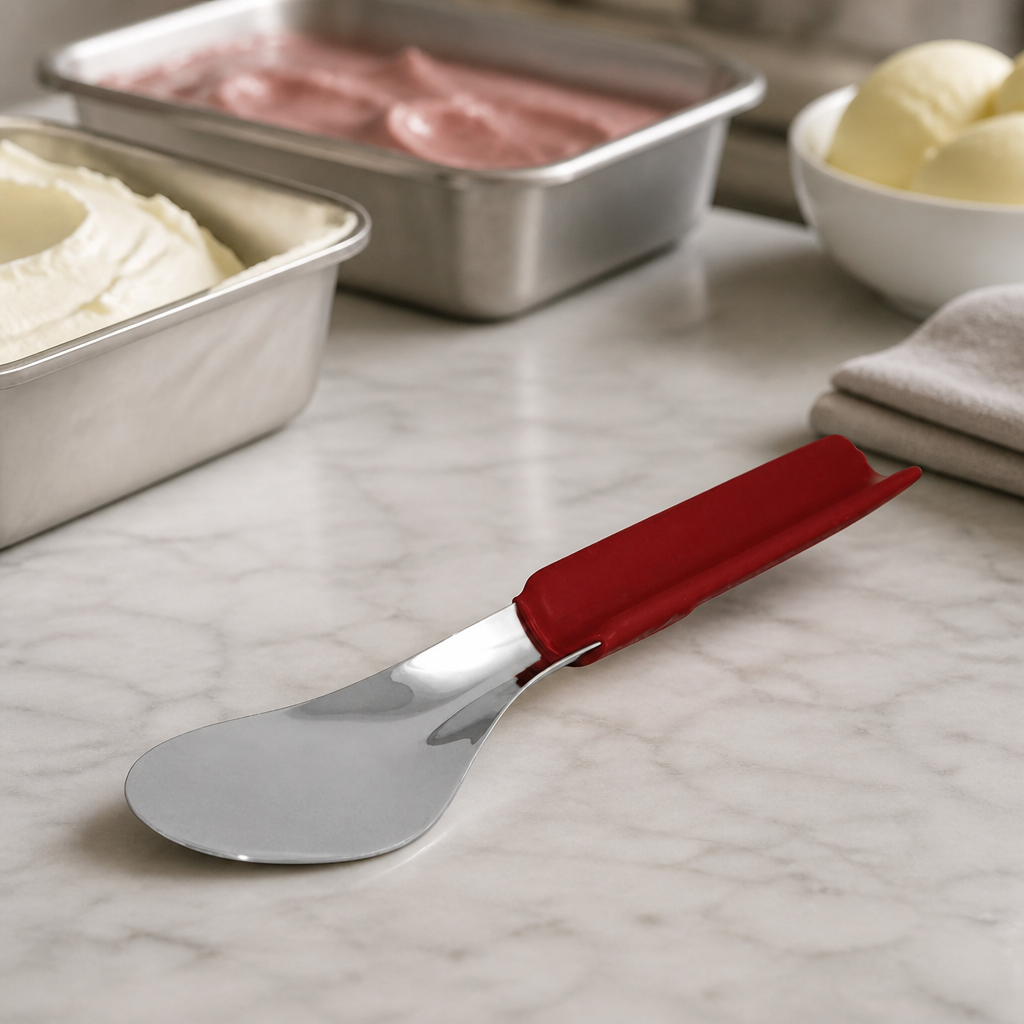 Commercial Gelato Ice Cream Scoop Stainless Steel Portioner