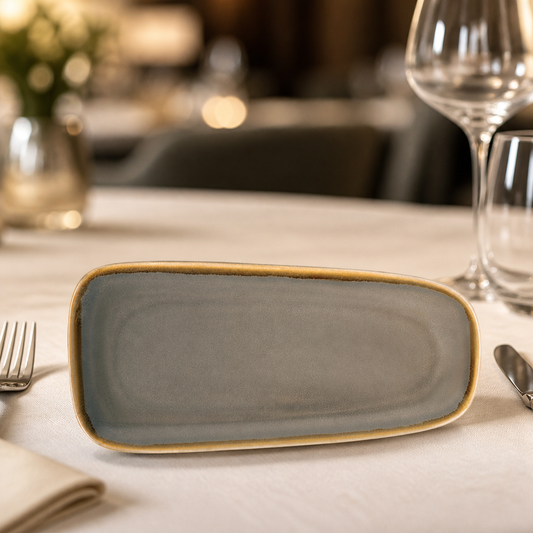 Set of 4 Commercial 295mm Smoke Serving Platters