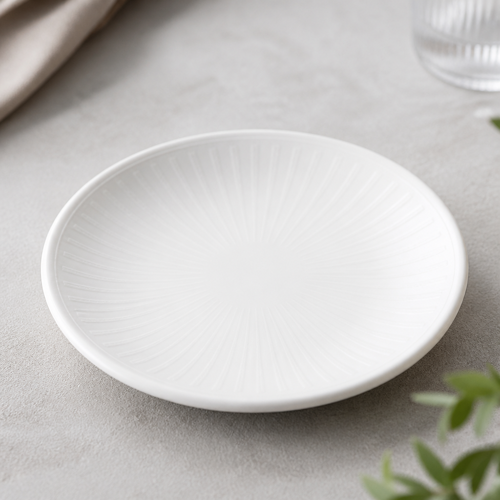 Commercial Coupe Plates 165mm Super-Vitrified Ceramic