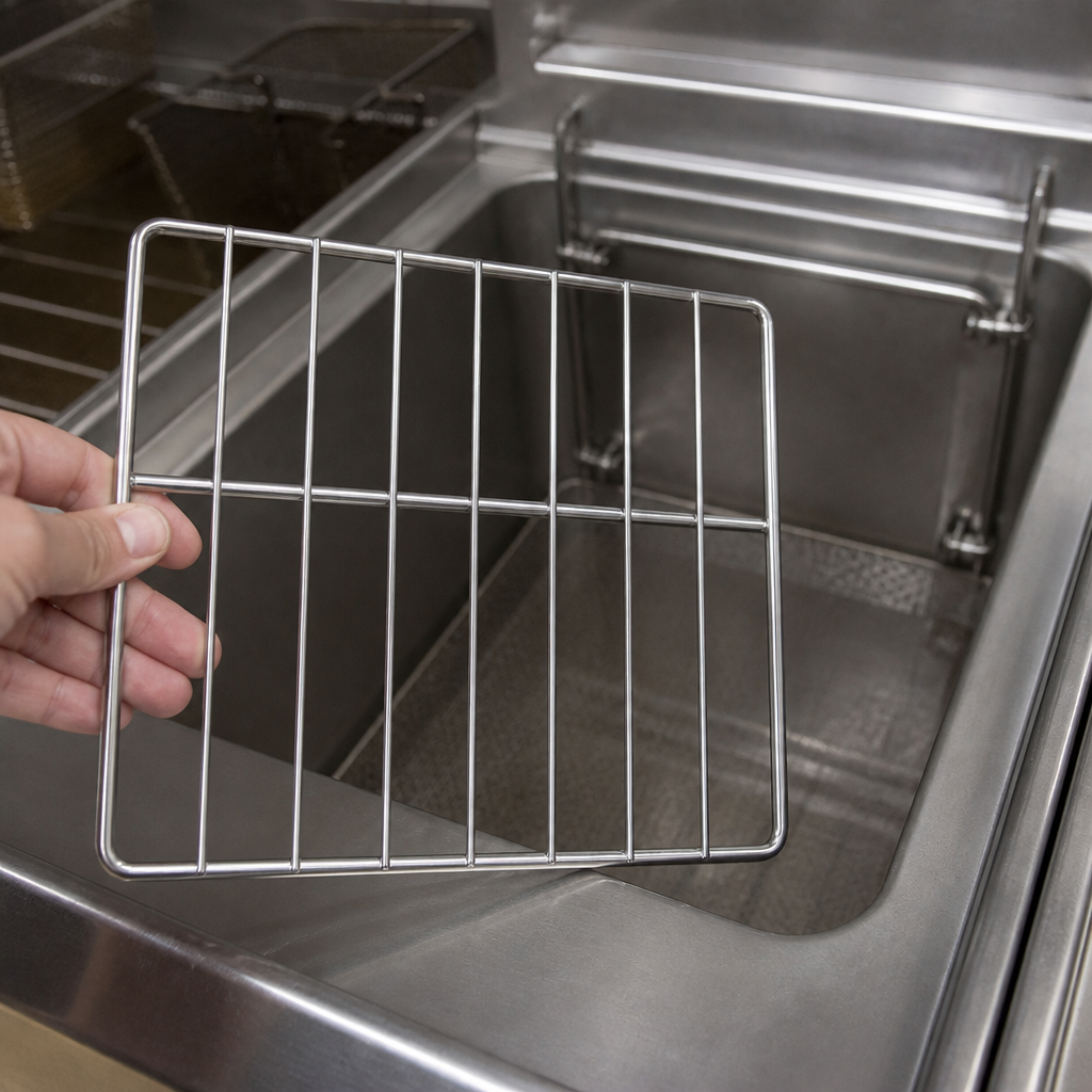 Commercial Fryer Supporting Grid for Twin Basket Gas Fryer