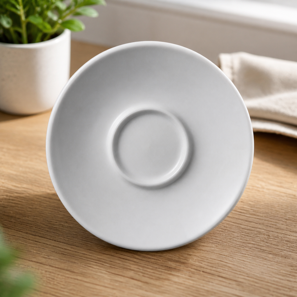 Commercial Porcelain Espresso Saucers 120mm 12 Pack