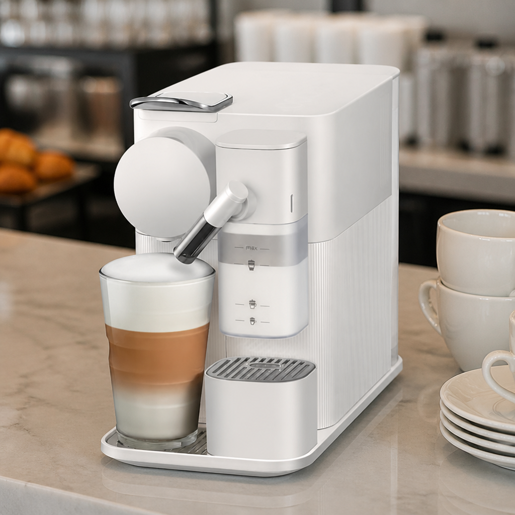 Commercial Pod Coffee Machine with Milk System 1.45kW