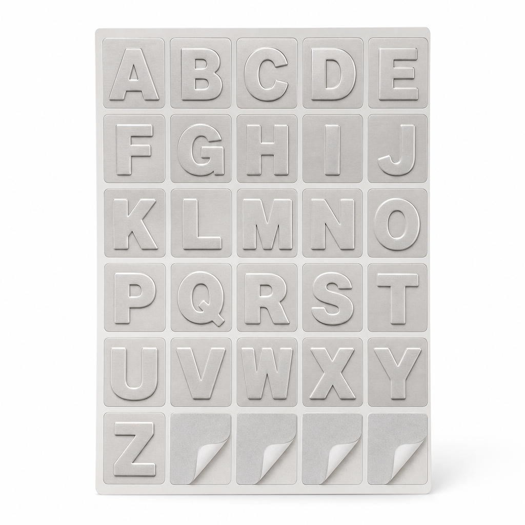 19mm Self Adhesive Alphabet Letter Label Set