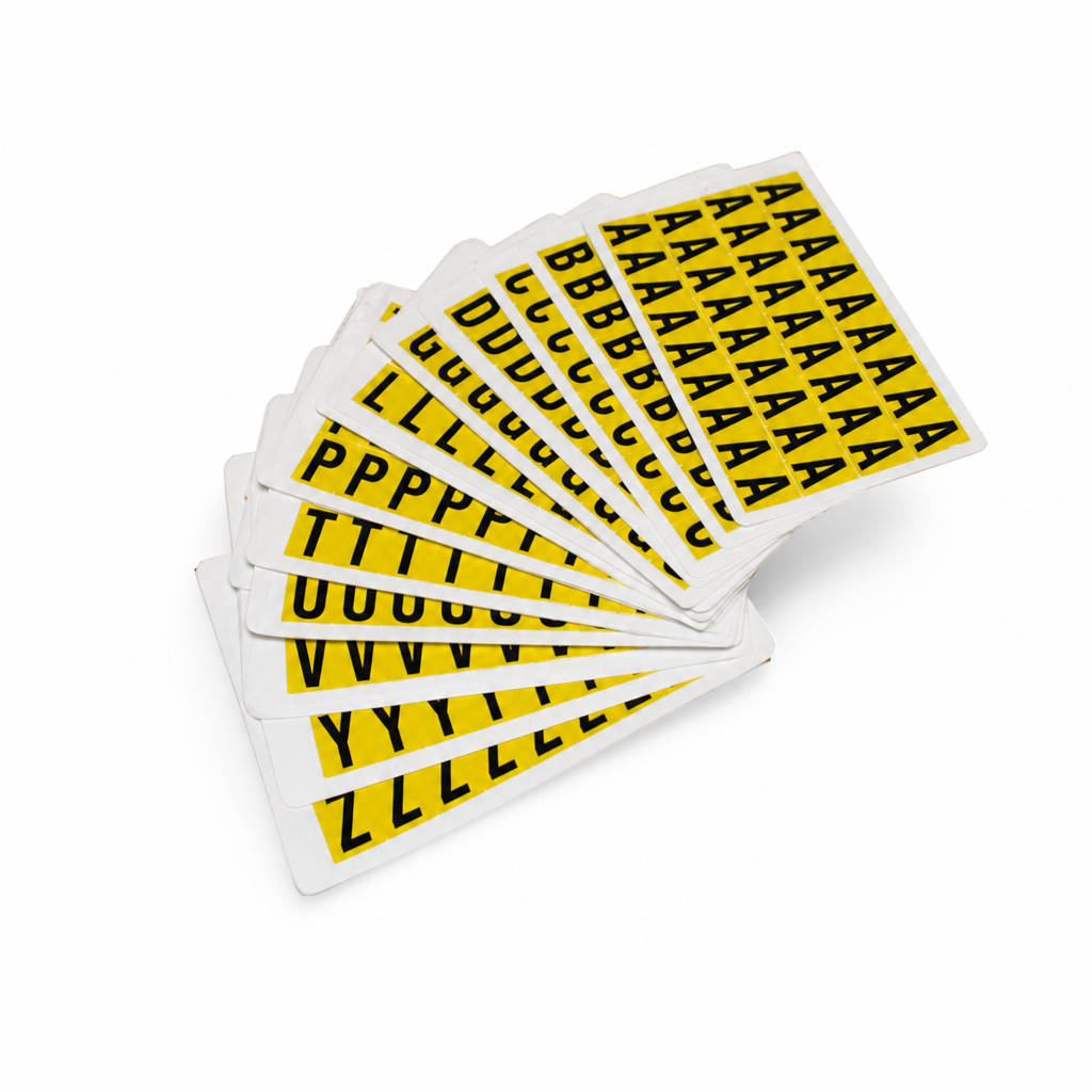 19mm Self Adhesive Alphabet Letter Label Set
