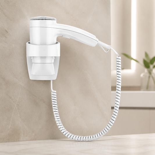 Commercial Wall Mounted Hair Dryer 1200W for Rooms