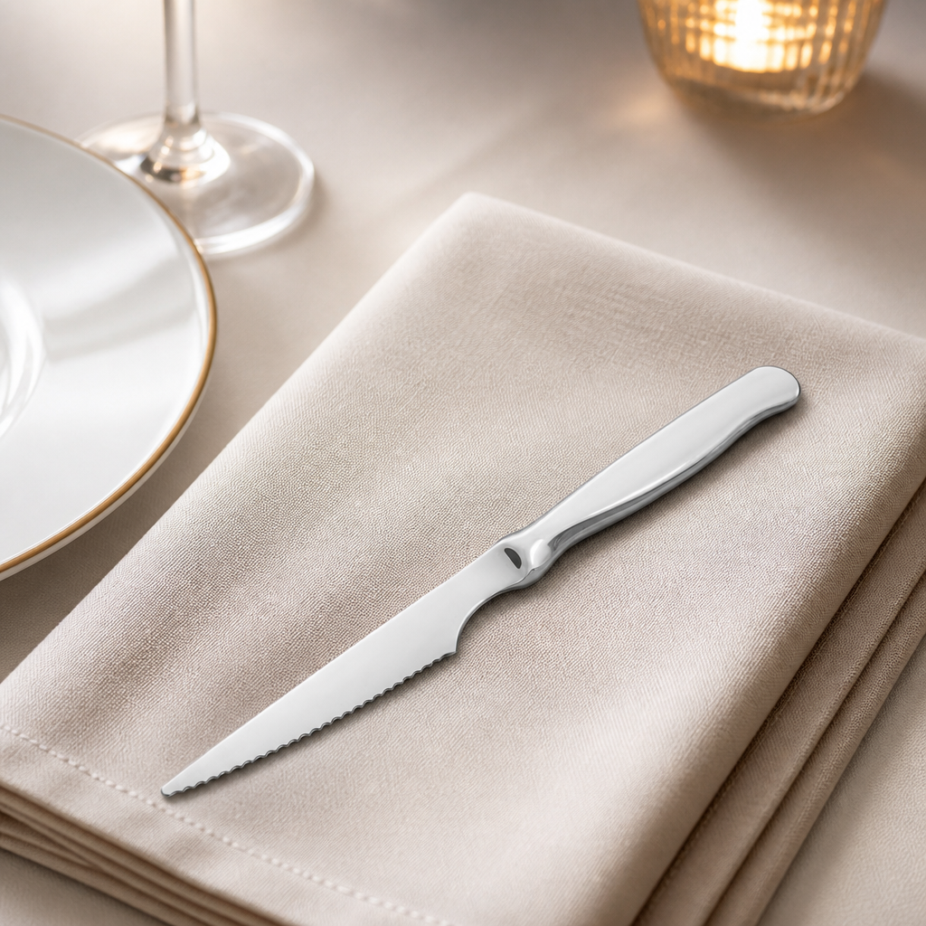 Commercial Steak Knives 220mm Serrated Edge 12 Pack