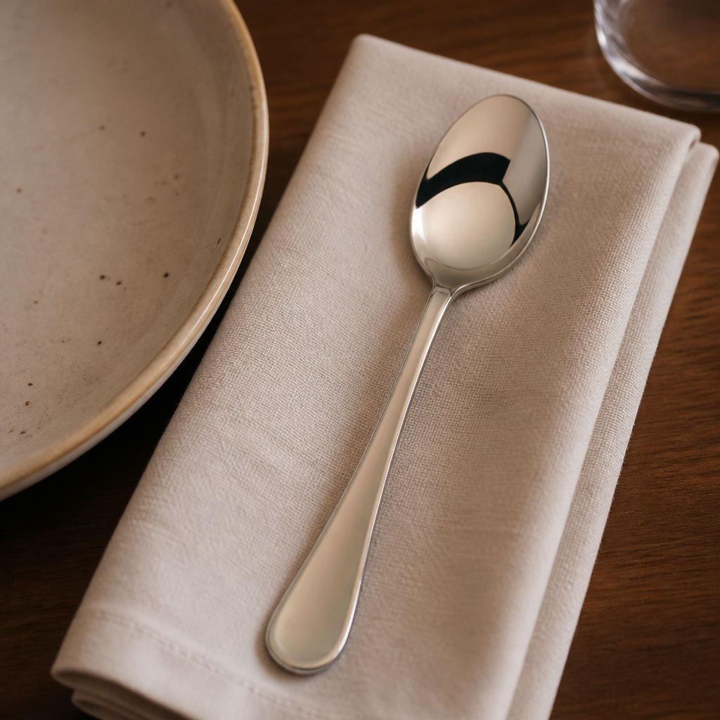 Commercial Dessert Spoon 12 Pack in 18/10 stainless steel