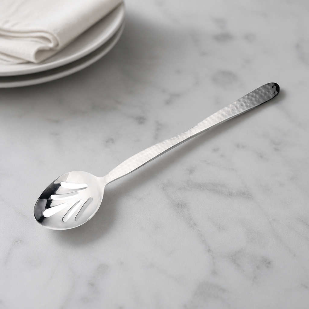 Large Slotted Serving Spoon 13'' Stainless Steel 6 Pack