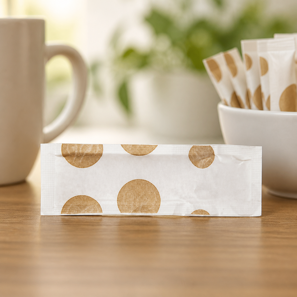 Compostable Fairtrade Brown Sugar Sticks 1000 Pack