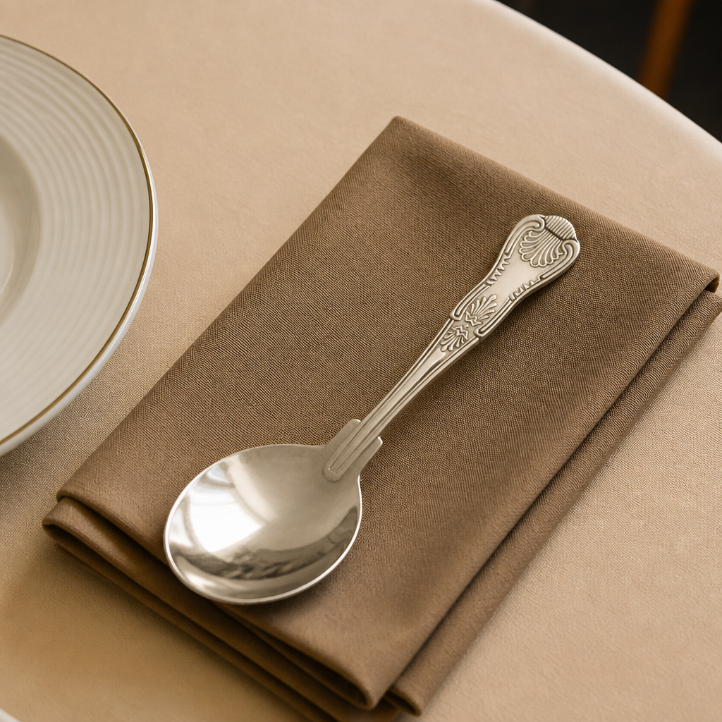 Commercial soup spoons 12 pack 173mm stainless steel