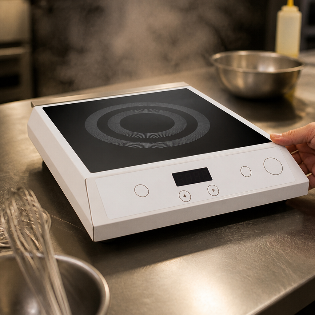 Portable 2.7kW Commercial Induction Hob for easy cooking