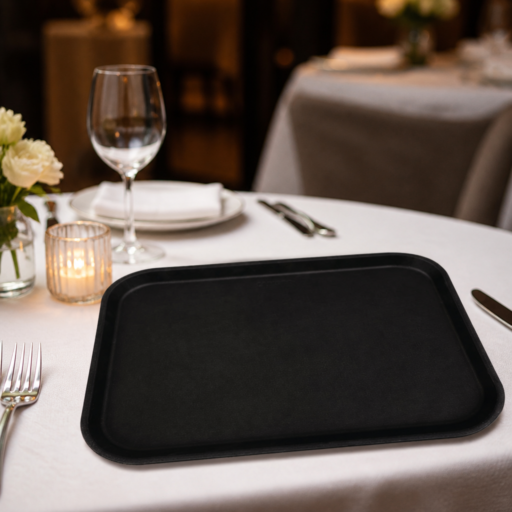 Commercial Non-Slip Fibreglass Rectangular Tray 355x457mm