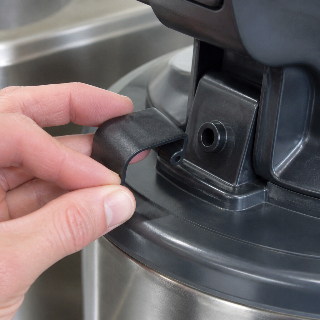 Genuine fastener replacement part for commercial food processors