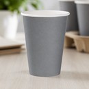 Commercial Disposable Coffee Cups 340ml Charcoal 1000 Pack
