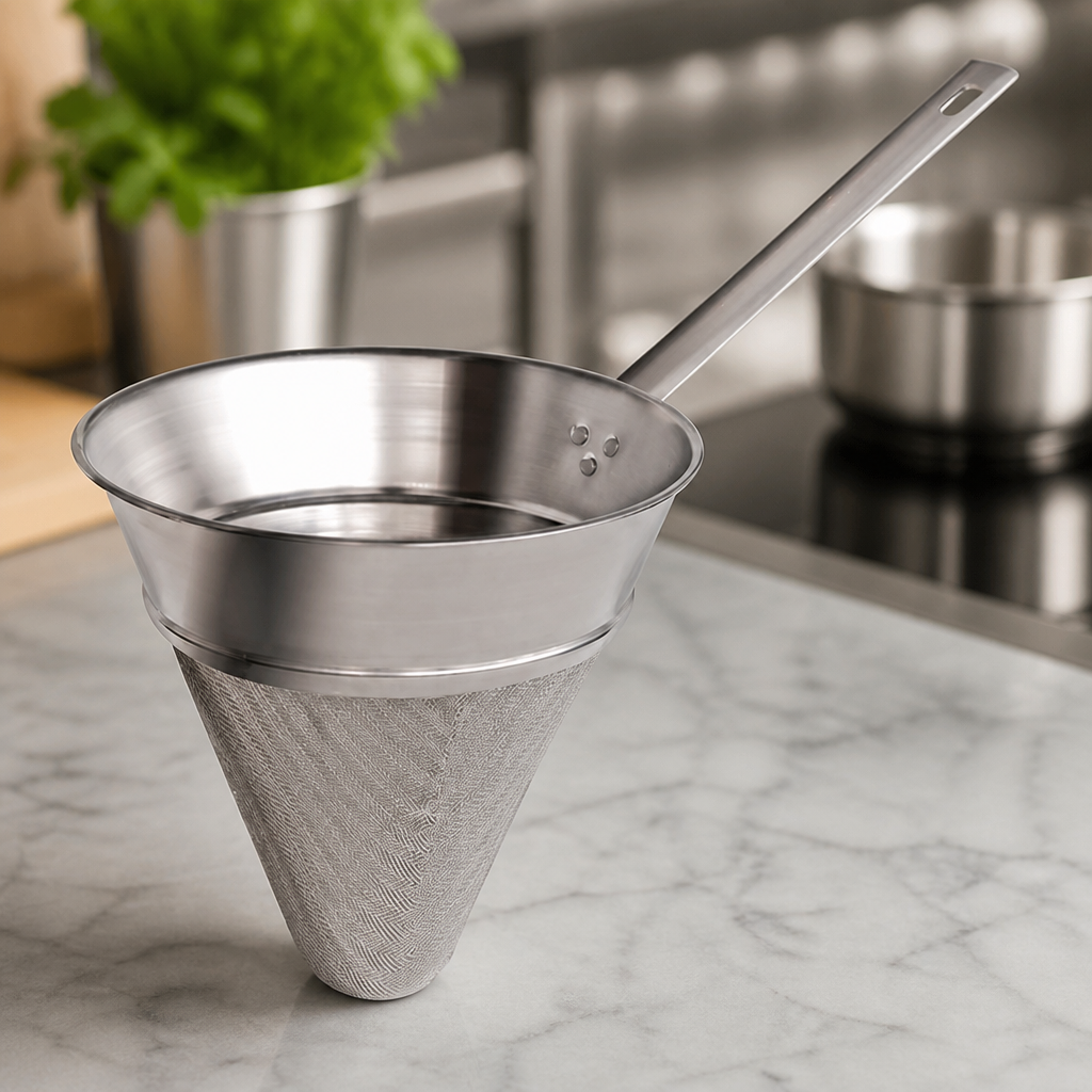 200mm Commercial Fine Strainer Chinois for Use
