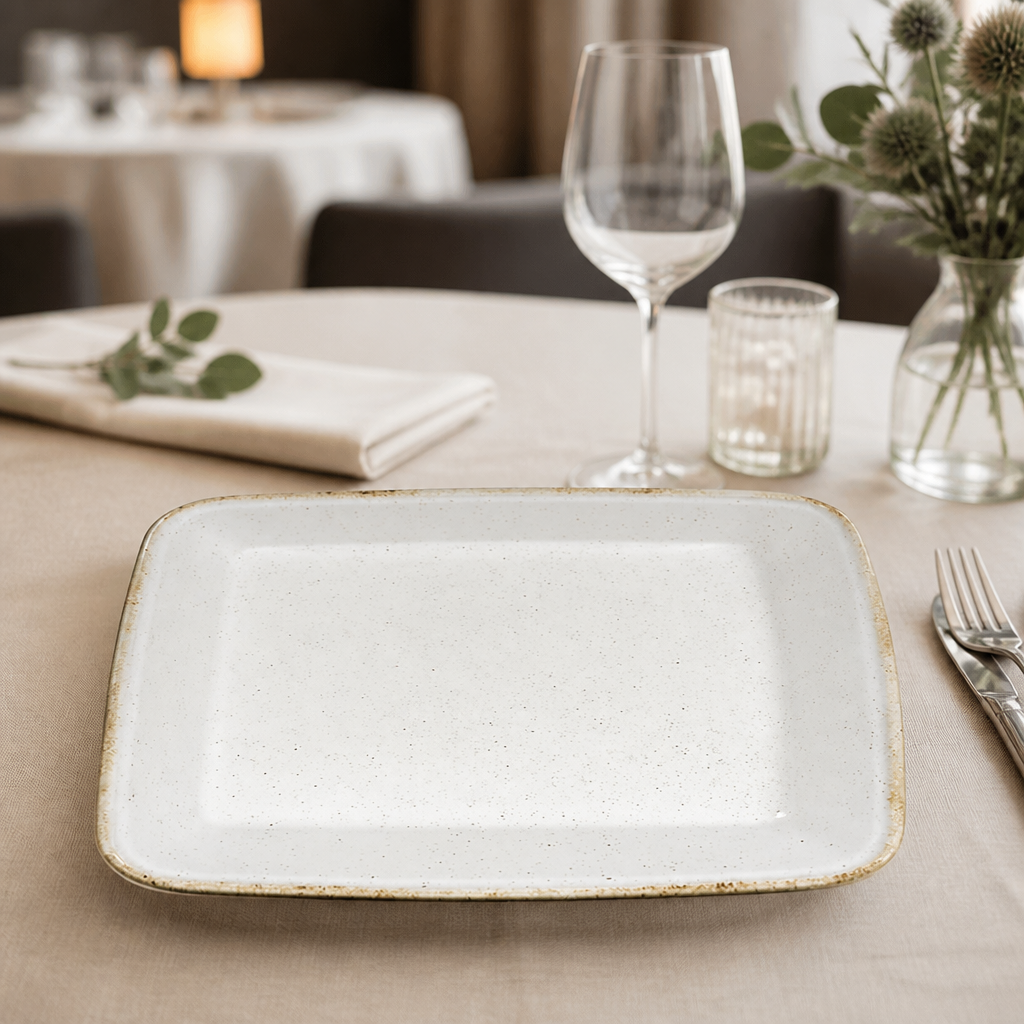 Set of 4 Commercial Rectangular Baking Dishes 3.5Ltr Barley