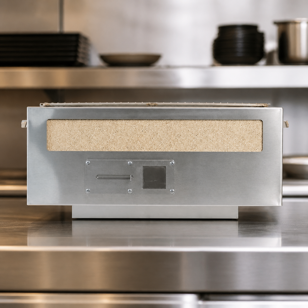 Commercial Konro Hibachi Grill 465mm for Yakitori Cooking