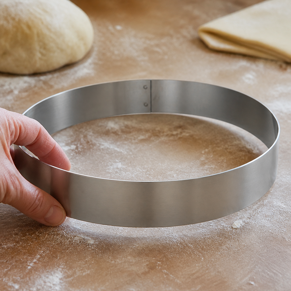 Commercial Stainless Steel Mousse Ring 50 x 160mm
