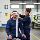 Premium Sterile Eye Pad Dressing with Continuous Stretch Bandage for First Aid Kits