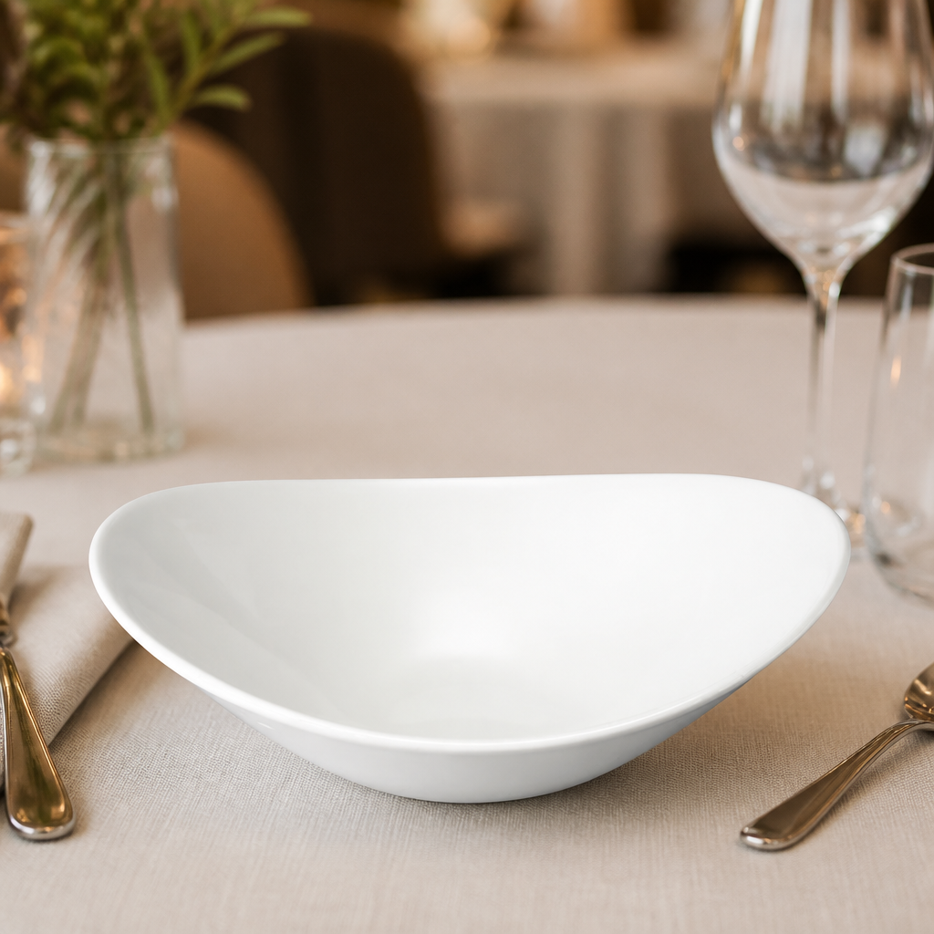 Commercial Oval Coupe Bowls 255mm 12 Pack