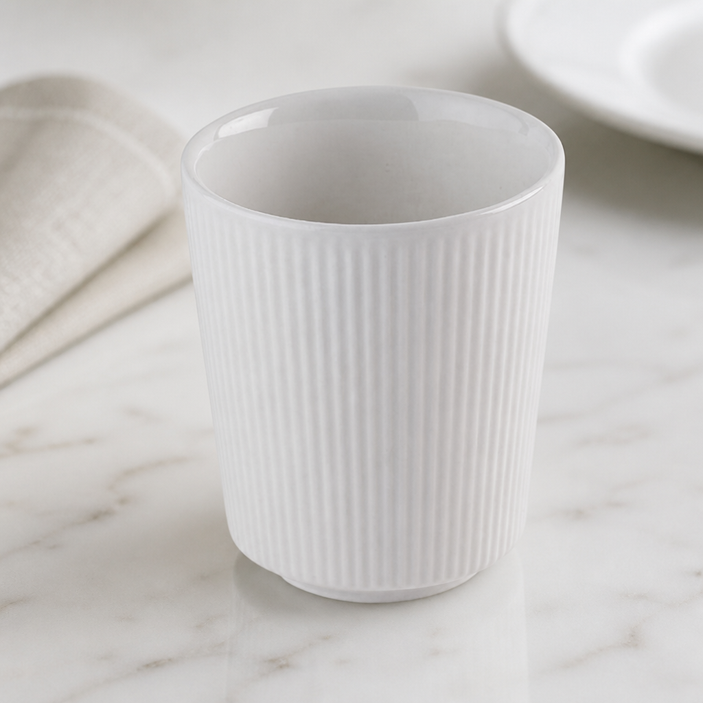 Commercial Unhandled Cups 354ml - 12 Pack Ceramic