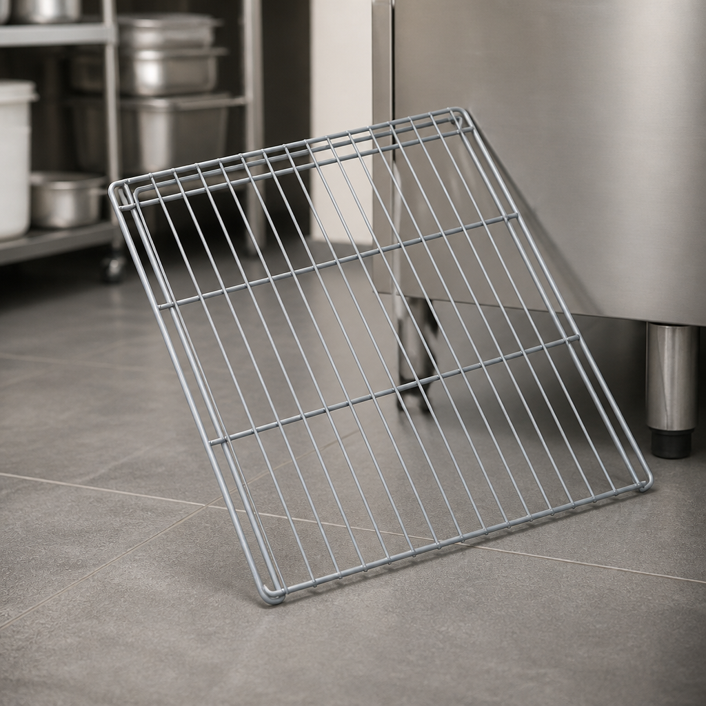 Commercial Floor Protector Shelf 21x630mm Coated Steel Grey