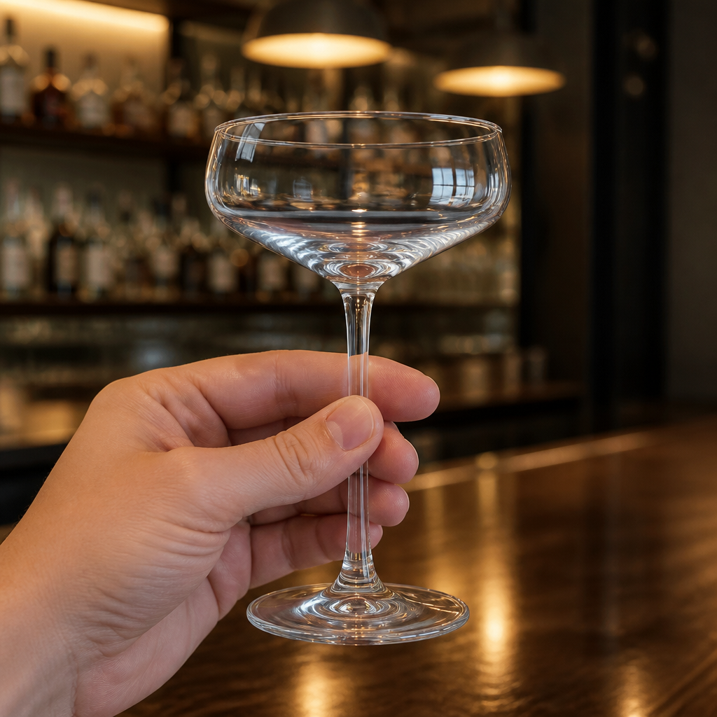 Set of 6 180ml Coupe Glasses for champagne and cocktails
