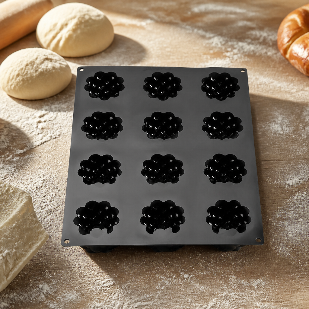 Commercial Silicone Shaped Mould 400x300mm for desserts