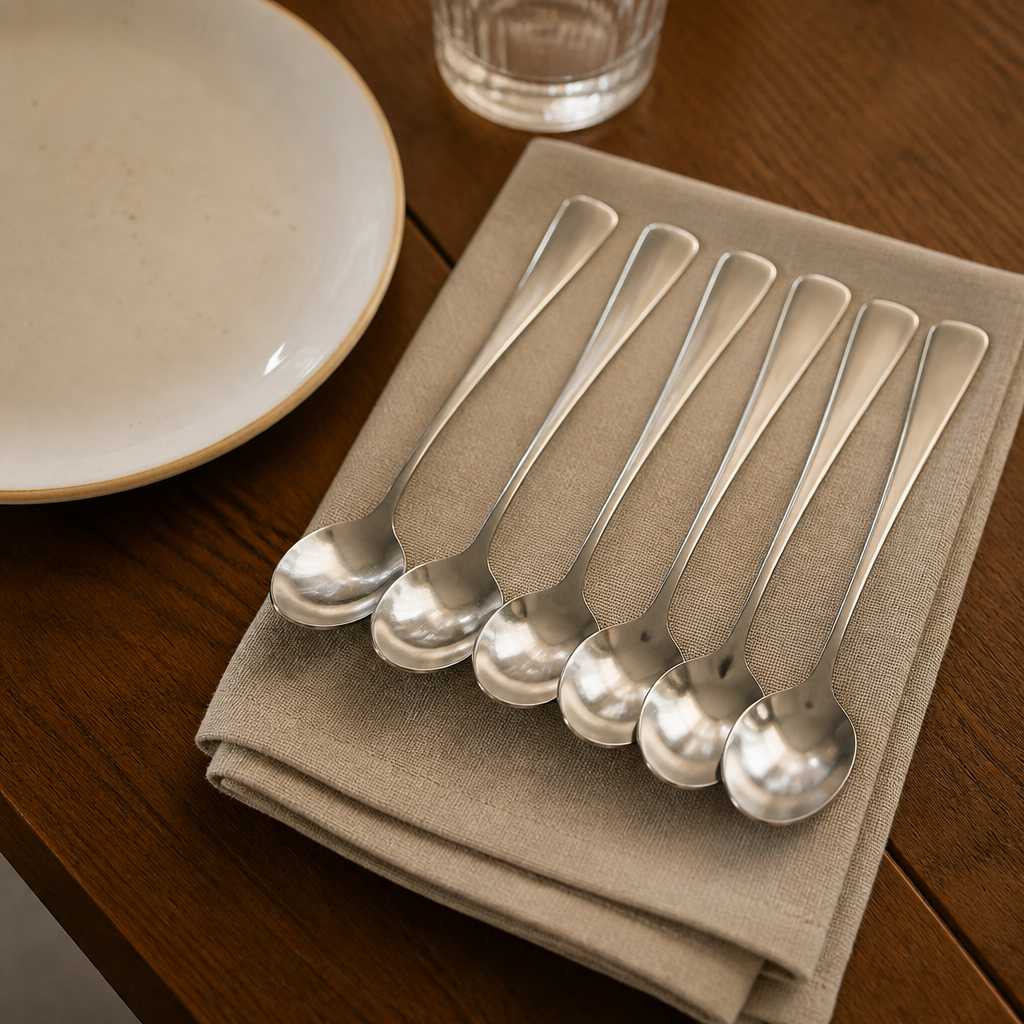 Commercial Soup Spoons 175mm Stainless Steel 12 Pack