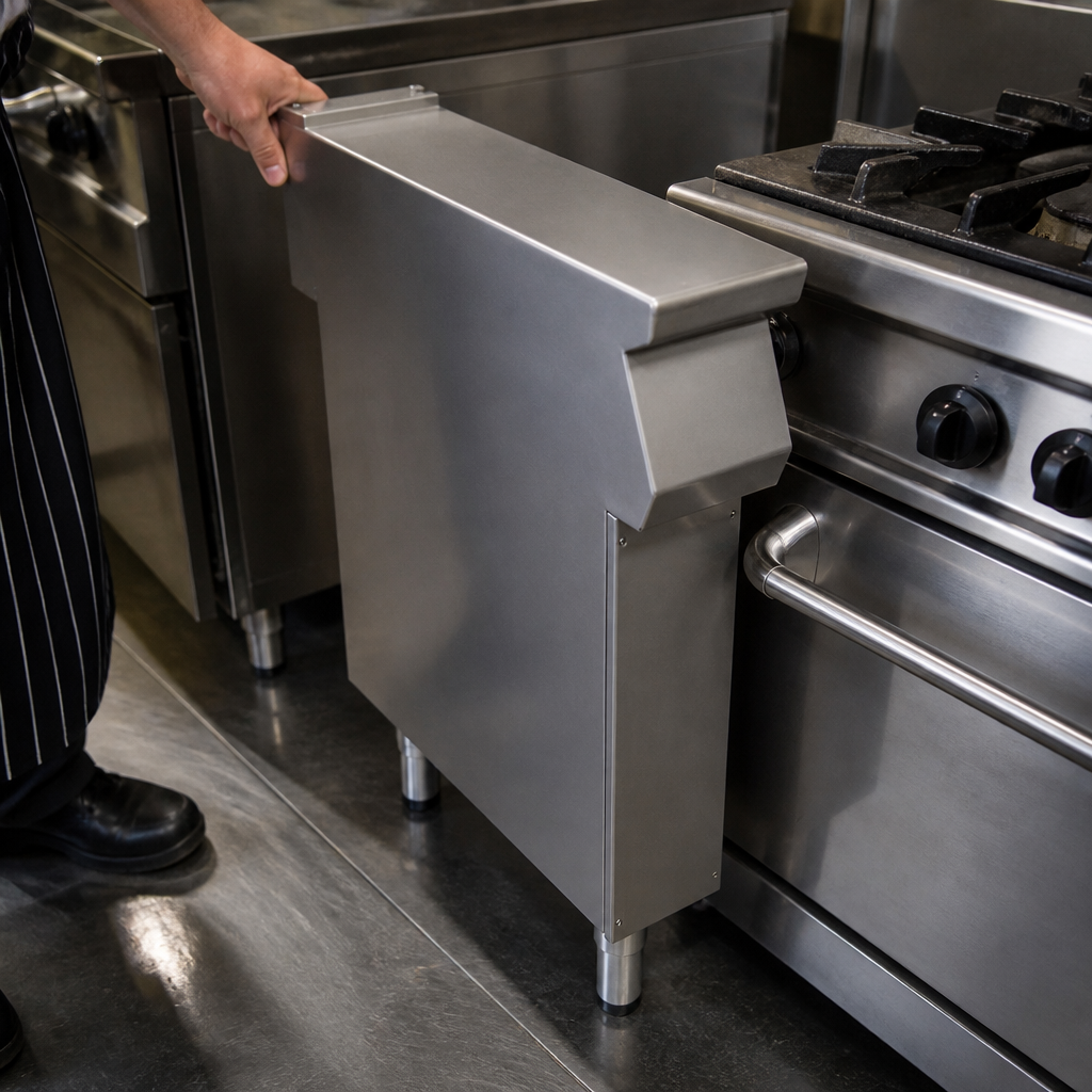 900mm Stainless Steel Commercial Infill Unit for Cook Line