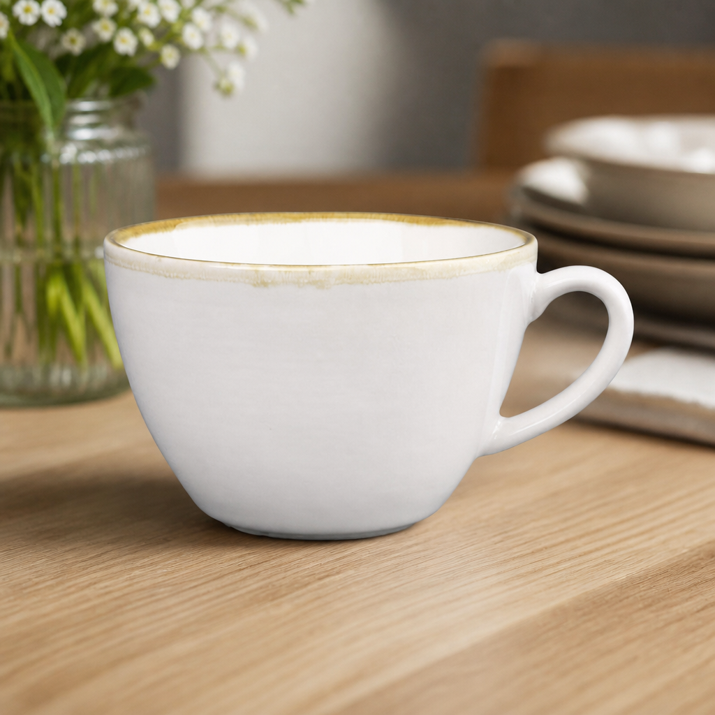 Commercial Tea Cups 340ml Chalk Finish 6 Pack