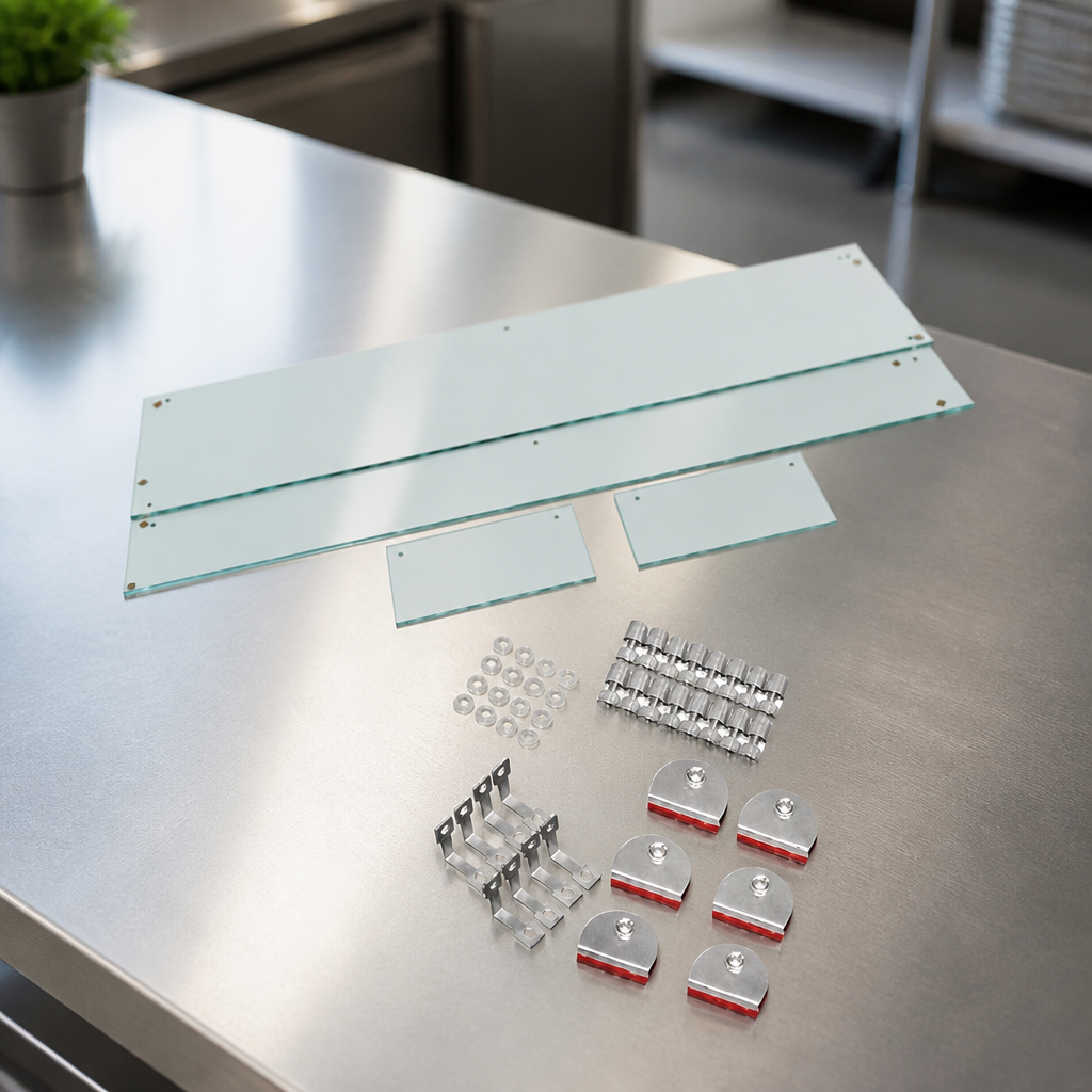 Commercial Replacement Glass Kit for Servery 40x2075mm