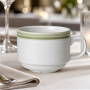Commercial Stacking Cups 200ml Sage Green 12 Pack