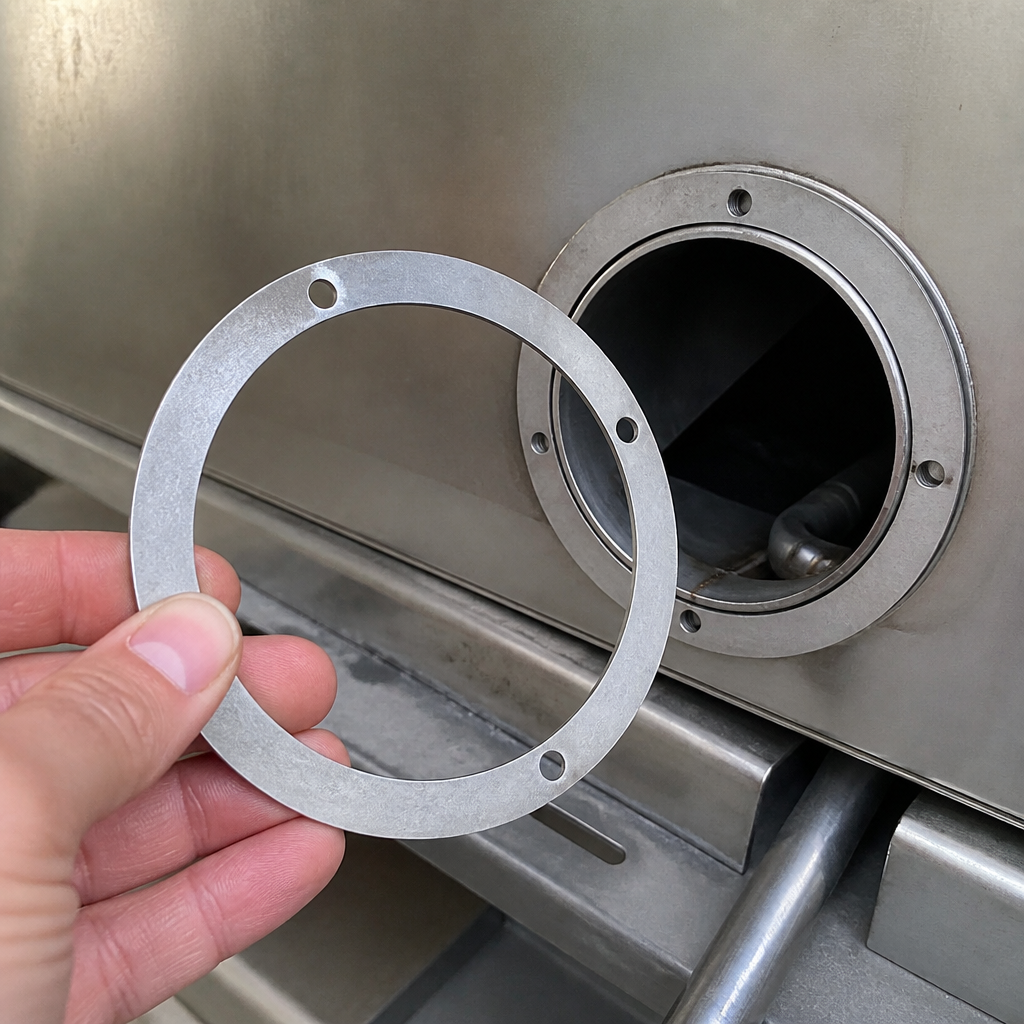 Commercial Charcoal Oven Gas Outlet Flange replacement part