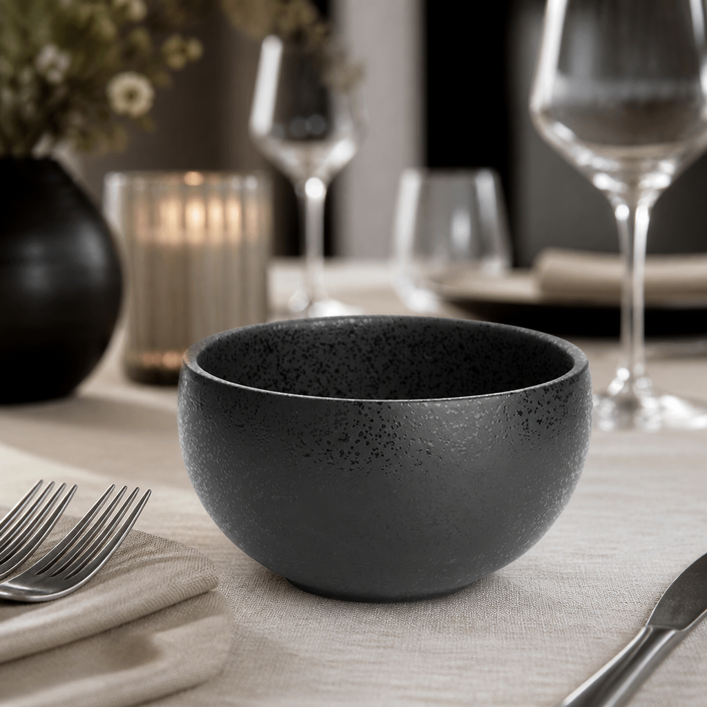 Commercial Fusion Rice Bowls 130mm - 6 Pack Reactive Glaze