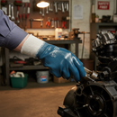 Premium Heavy Duty Fully Coated Nitrile Gloves with Antibacterial Treatment and Good Abrasion Resistance