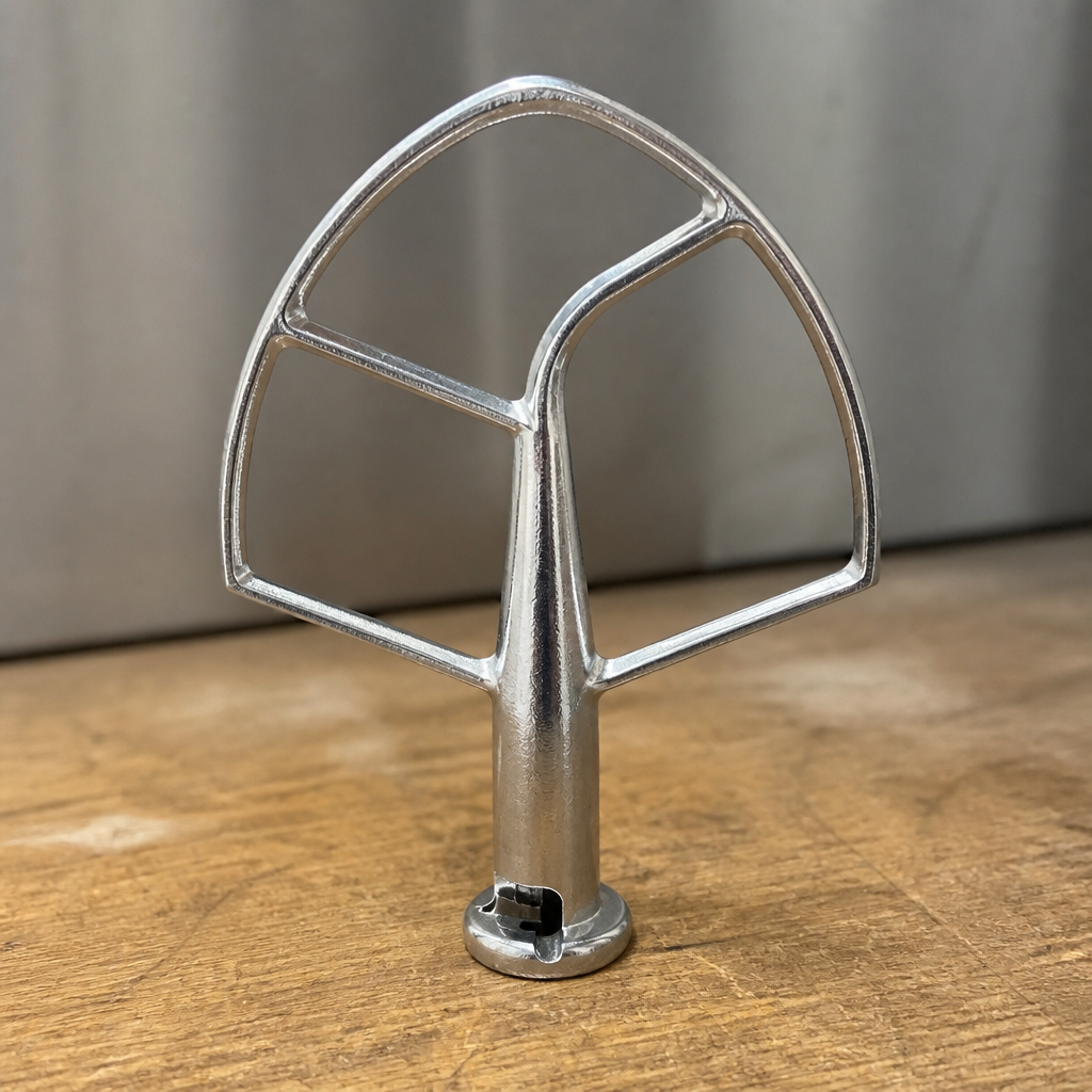 Commercial Mixer Flat Beater Attachment Aluminium 195mm Height