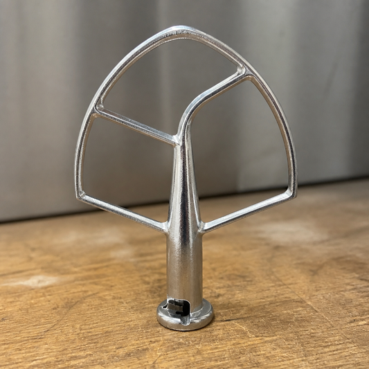 Commercial Mixer Flat Beater Attachment Aluminium 195mm Height