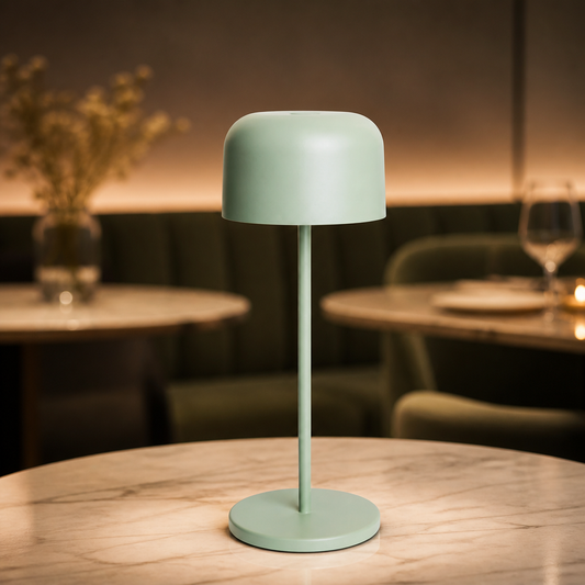 Table Lamp Round Dome 300mm Cordless Indoor Outdoor Light