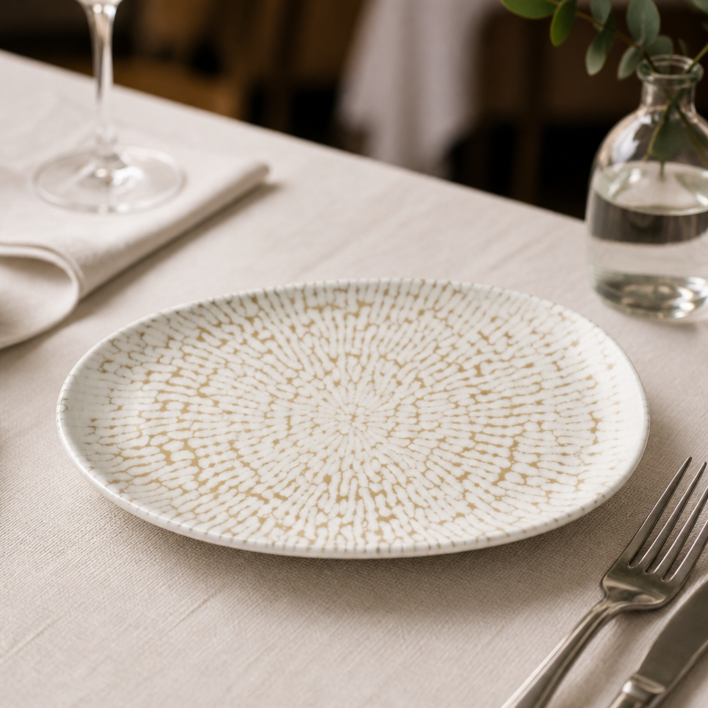 Commercial Oblong Plates 220x130mm Pack of 6 for Catering