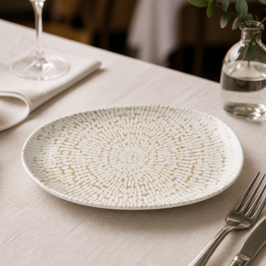 Commercial Oblong Plates 220x130mm Pack of 6 for Catering