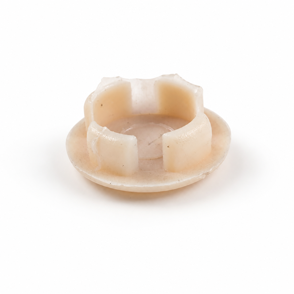 Commercial plastic cap for servery equipment replacement parts