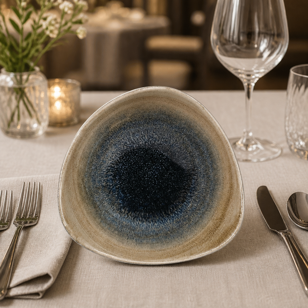 Commercial Triangular Bowl 13oz 185mm 12 Pack