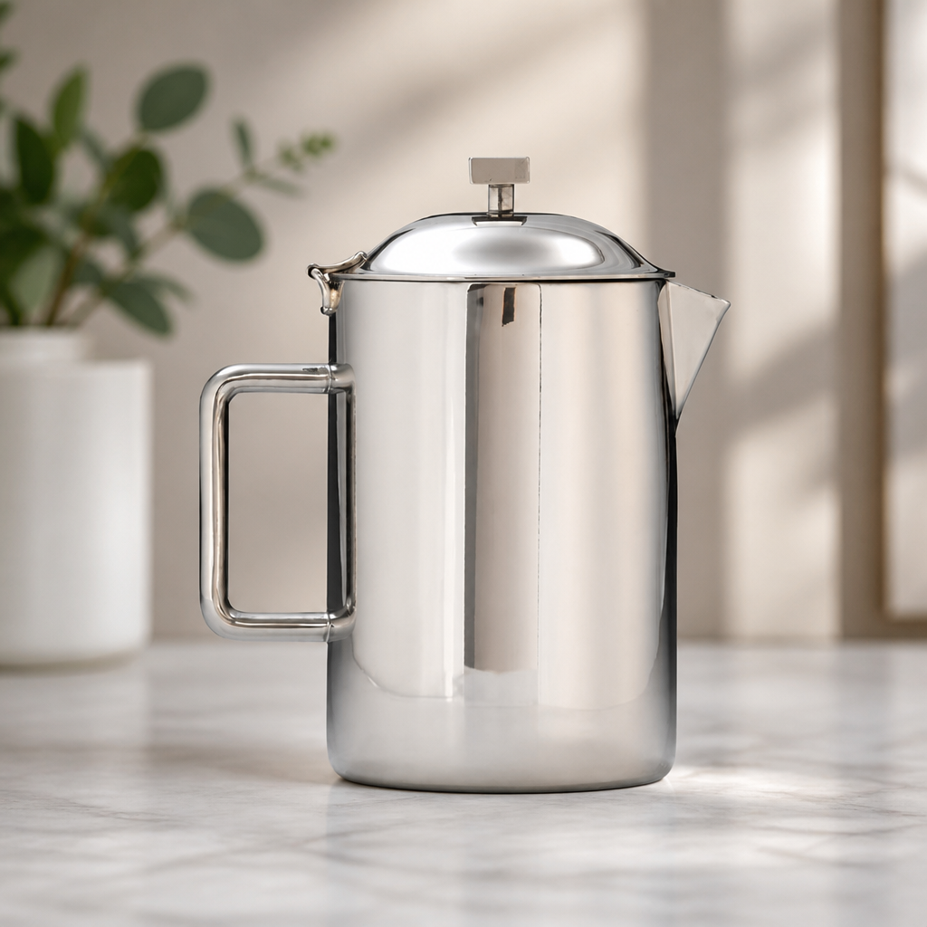 Stainless Steel Coffee Pot 1Ltr Commercial Beverage Service