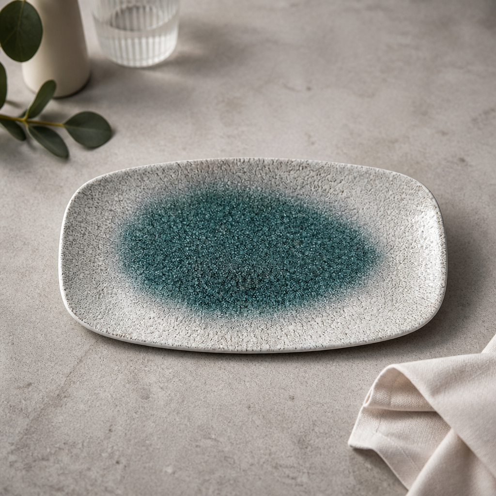Commercial Oblong Plates 287x152mm Super Vitrified Ceramic